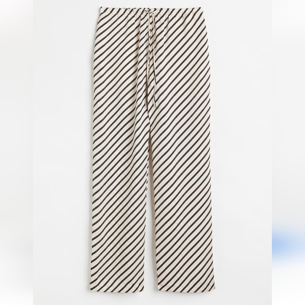 H & M Striped Wide Pants Sz XL